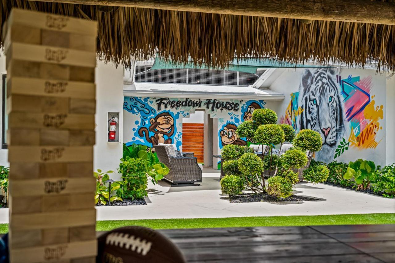 The Freedom House • Urban Oasis • Eclectic Retreat Villa Fort Lauderdale Bagian luar foto